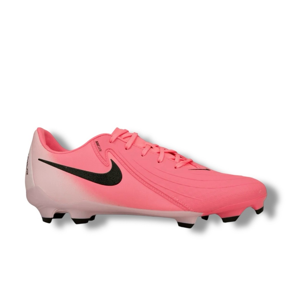 Nike Phantom GX Soccer Cleats Size 9 Pink Black Firm Ground Athletic Shoes